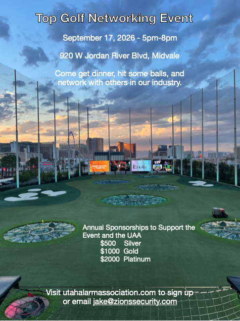 2026 Top Golf Event with Utah Alarm Association